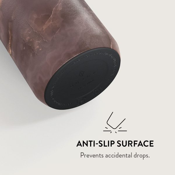 Fire Wood - Brown Marble Water Bottle For Sale - Image 5